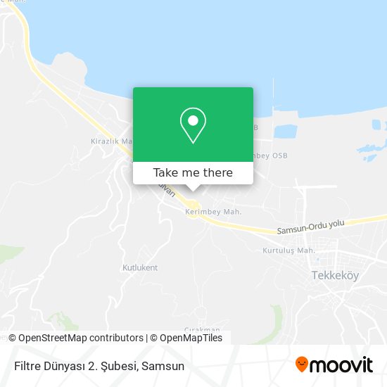 Filtre Dünyası 2. Şubesi map