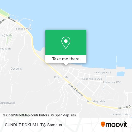 GÜNDÜZ DÖKÜM L.T.Ş map