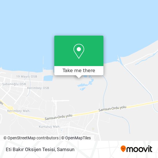 Eti Bakır Oksijen Tesisi map