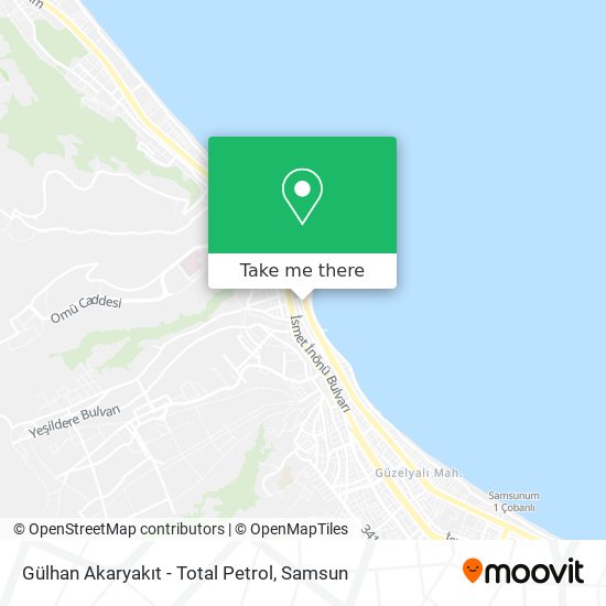 Gülhan Akaryakıt - Total Petrol map