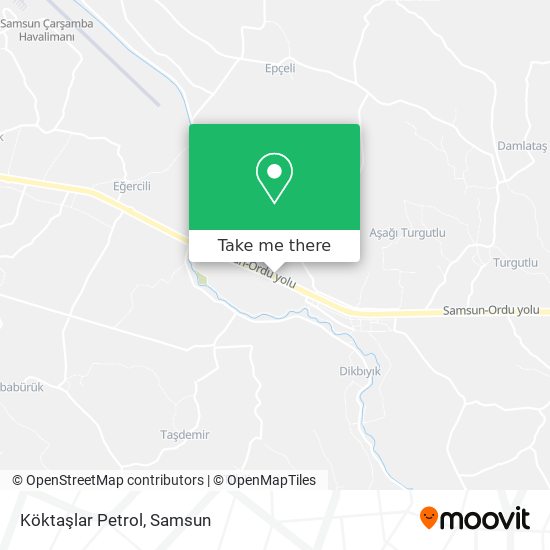 Köktaşlar Petrol map