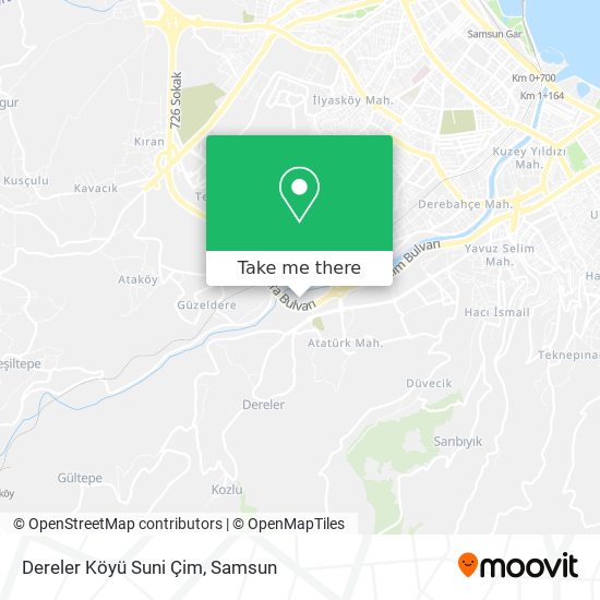 Dereler Köyü Suni Çim map