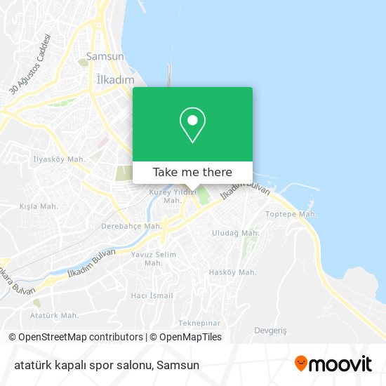 atatürk kapalı spor salonu map