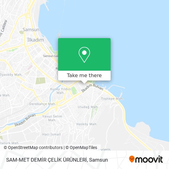 SAM-MET DEMİR ÇELİK ÜRÜNLERİ map
