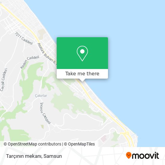 Tarçının mekanı map