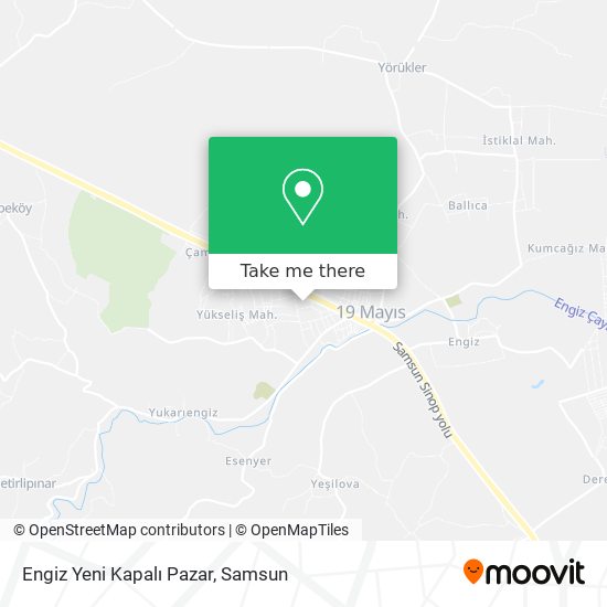 Engiz Yeni Kapalı Pazar map