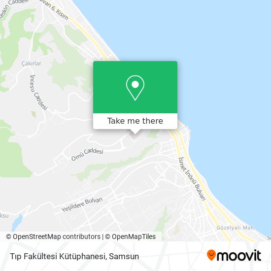 Tıp Fakültesi Kütüphanesi map
