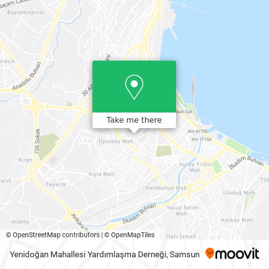 Yenidoğan Mahallesi Yardımlaşma Derneği map