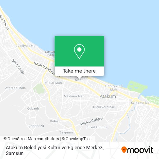 Atakum Belediyesi Kültür ve Eğlence Merkezi map