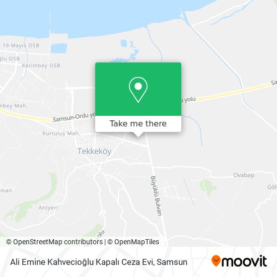 Ali Emine Kahvecioğlu Kapalı Ceza Evi map