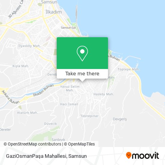 GaziOsmanPaşa Mahallesi map