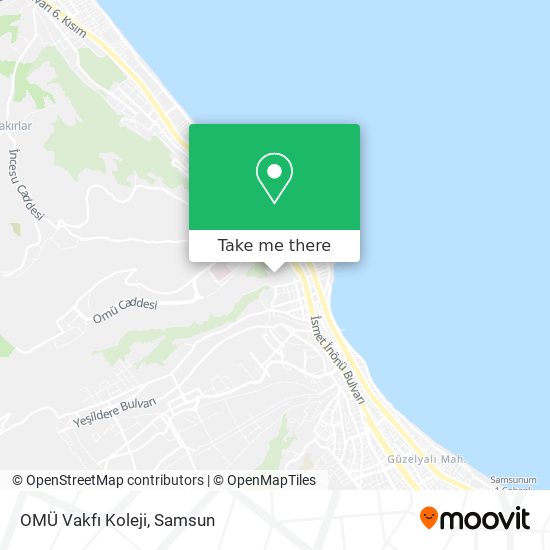 OMÜ Vakfı Koleji map
