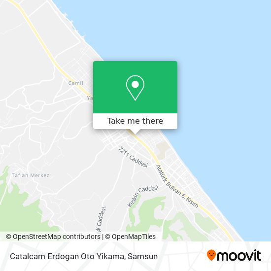 Catalcam Erdogan Oto Yikama map