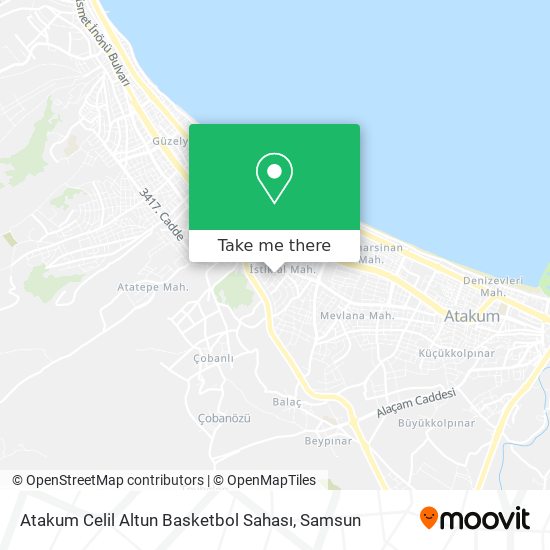 Atakum Celil Altun Basketbol Sahası map