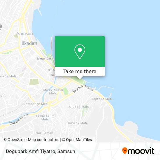 Doğupark Amfi Tiyatro map
