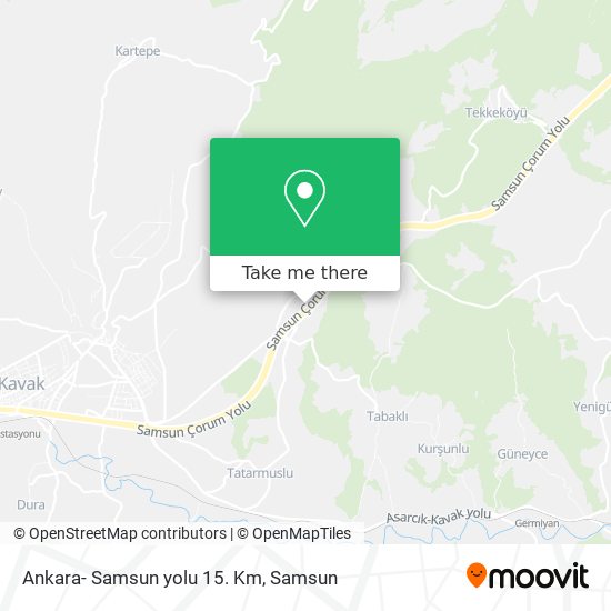 Ankara- Samsun yolu 15. Km map