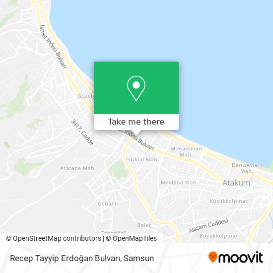 Recep Tayyip Erdoğan Bulvarı map