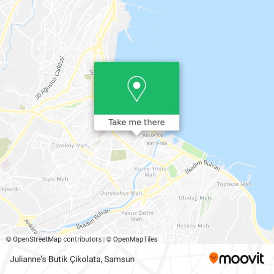 Julianne's Butik Çikolata map