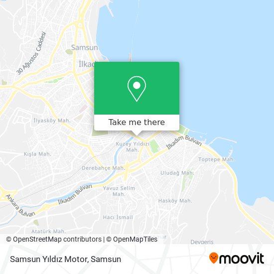 Samsun Yıldız Motor map