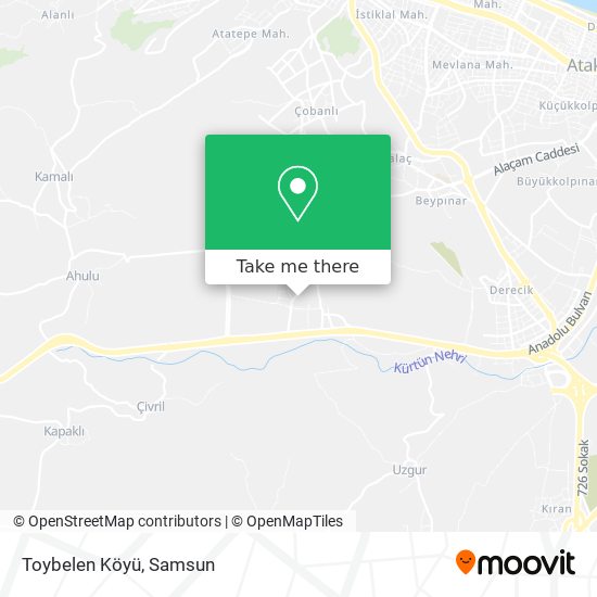 Toybelen Köyü map