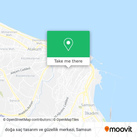 doğa saç tasarım ve güzellik merkezi map