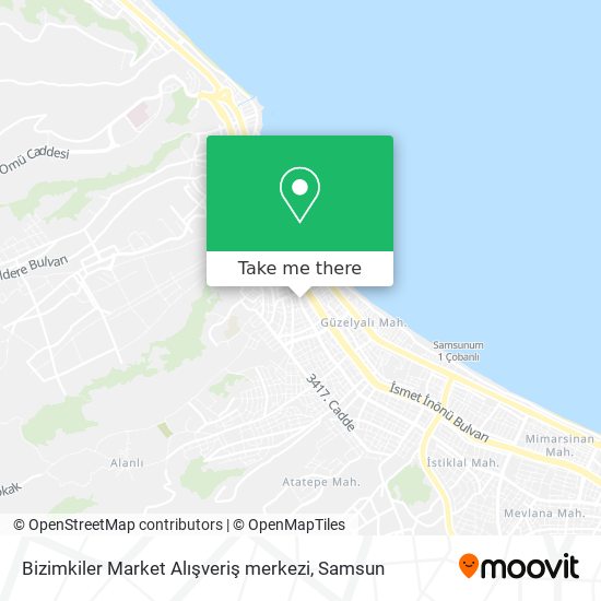 Bizimkiler Market Alışveriş merkezi map