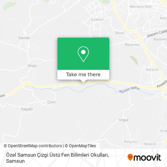 Özel Samsun Çizgi Üstü Fen Bilimleri Okulları map