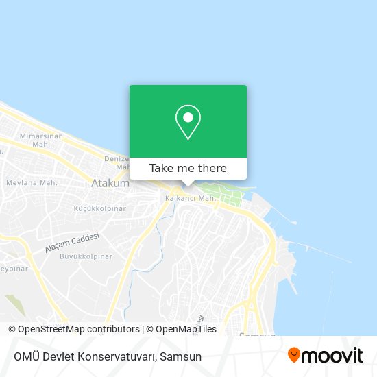 OMÜ Devlet Konservatuvarı map