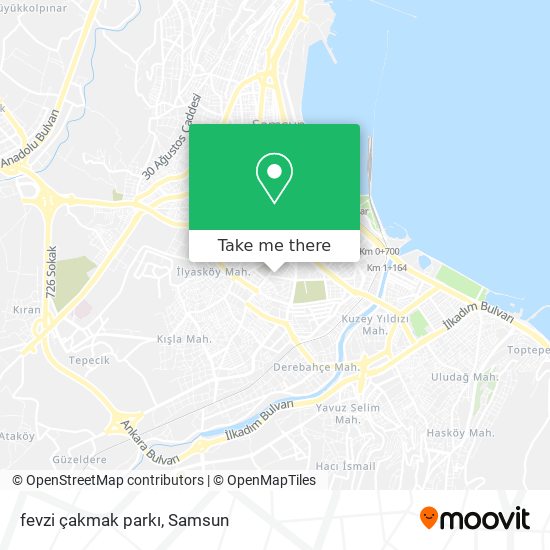 fevzi çakmak parkı map