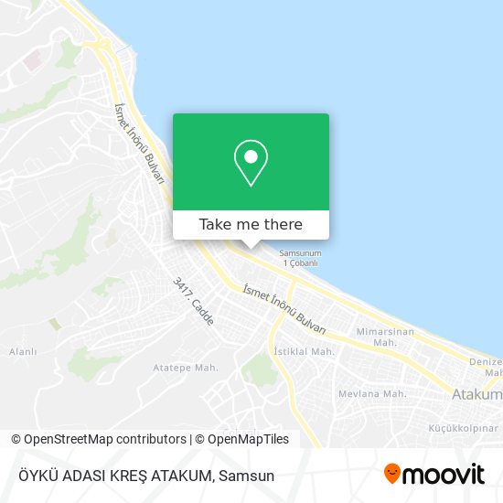 ÖYKÜ ADASI KREŞ ATAKUM map