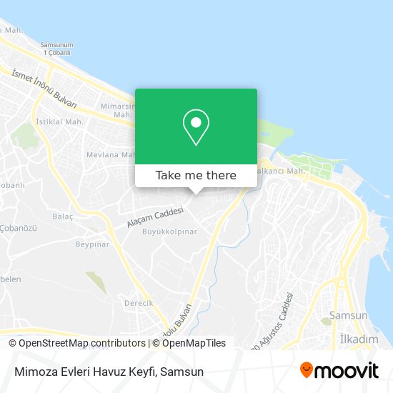 Mimoza Evleri Havuz Keyfi map