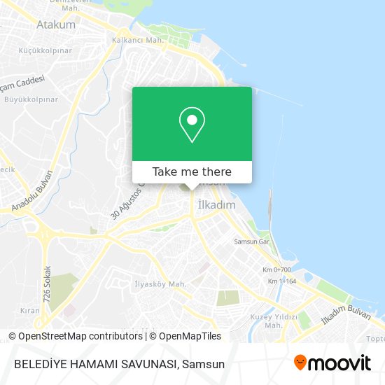 BELEDİYE HAMAMI SAVUNASI map