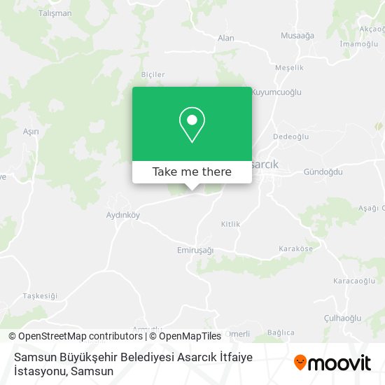 Samsun Büyükşehir Belediyesi Asarcık İtfaiye İstasyonu map