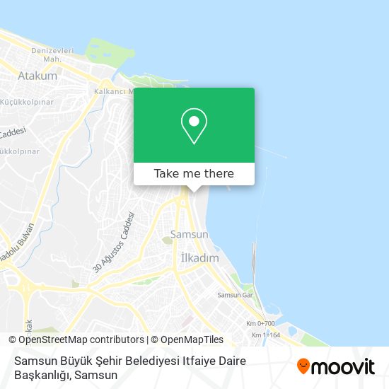 Samsun Büyük Şehir Belediyesi Itfaiye Daire Başkanlığı map