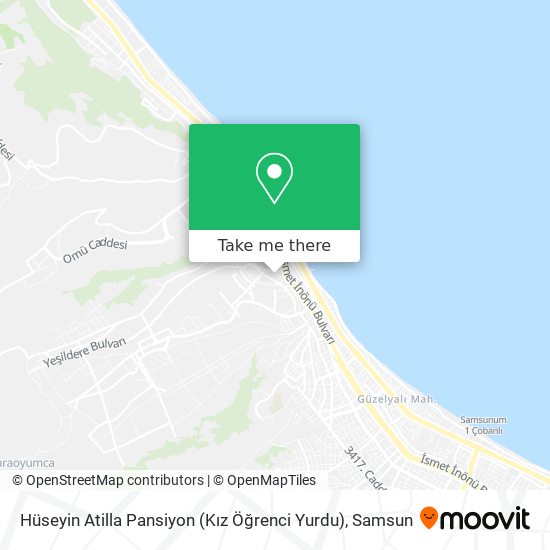 Hüseyin Atilla Pansiyon (Kız Öğrenci Yurdu) map