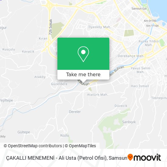 ÇAKALLI MENEMENİ - Ali Usta (Petrol Ofisi) map