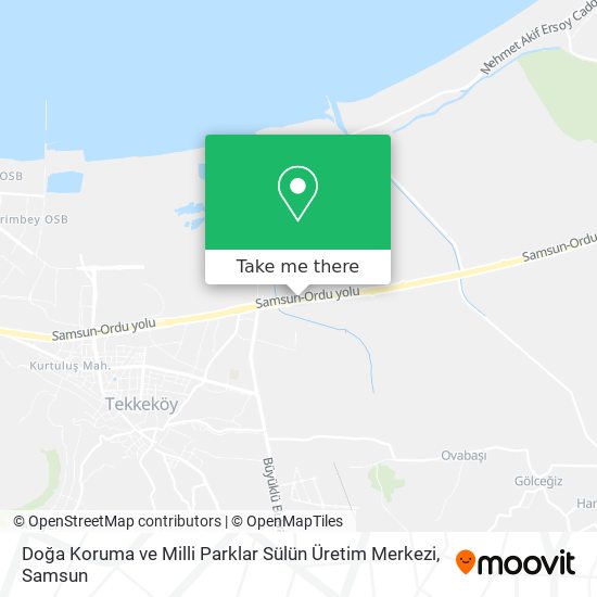 Doğa Koruma ve Milli Parklar Sülün Üretim Merkezi map
