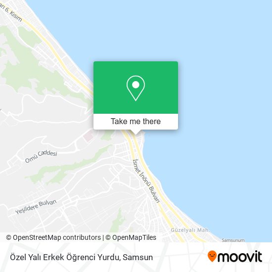 Özel Yalı Erkek Öğrenci Yurdu map