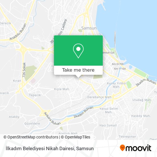 İlkadım Belediyesi Nikah Dairesi map