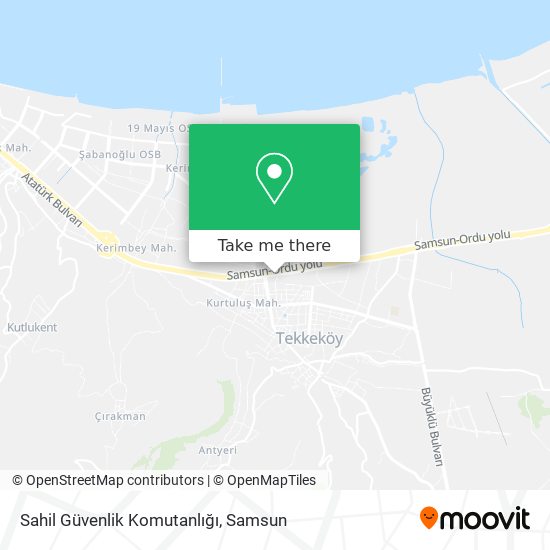 Sahil Güvenlik Komutanlığı map