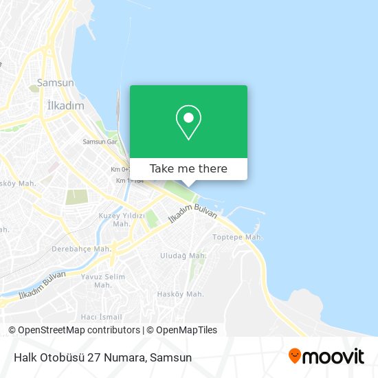 Halk Otobüsü 27 Numara map