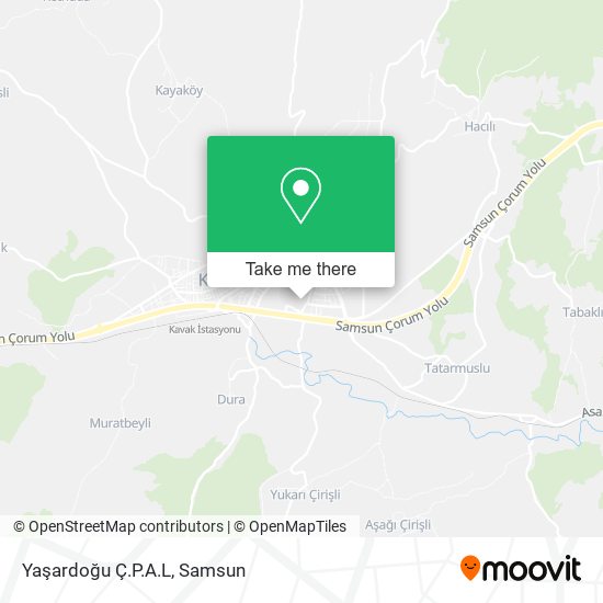 Yaşardoğu  Ç.P.A.L map