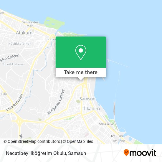 Necatibey ilköğretim Okulu map