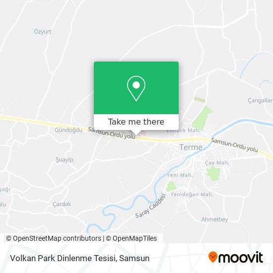 Volkan Park Dinlenme Tesisi map