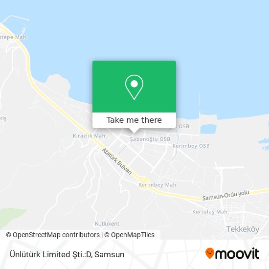 Ünlütürk Limited Şti.:D map