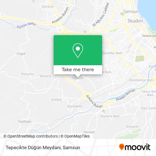 Tepecikte Düğün Meydani map