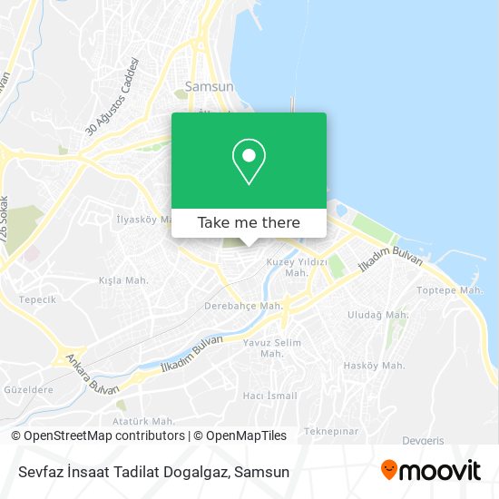 Sevfaz İnsaat Tadilat Dogalgaz map
