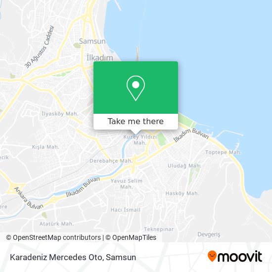 Karadeniz Mercedes Oto map