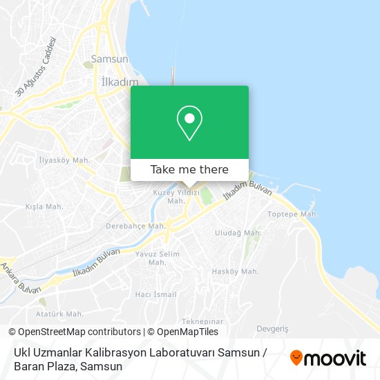 Ukl Uzmanlar Kalibrasyon Laboratuvarı Samsun / Baran Plaza map