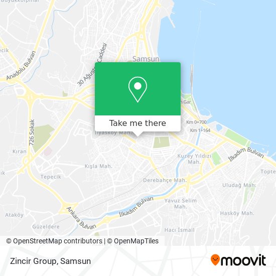 Zincir Group map